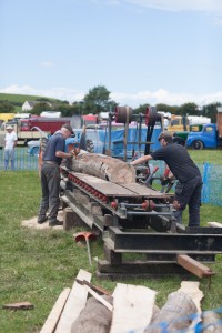 Saw Bench at the Chickerell Steam Rally 2014
